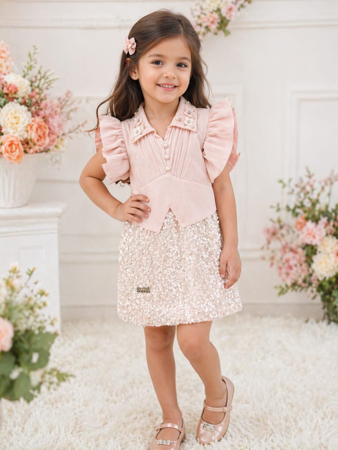 Blush Sequin Party Ensemble