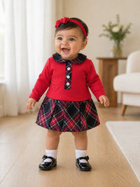 Infant Red Dress Set
