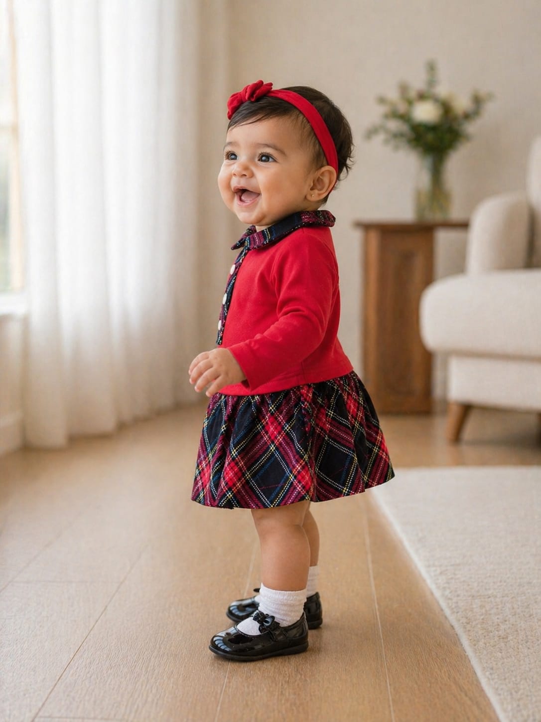 Infant Red Dress Set