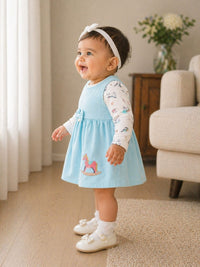 Infant Vintage Dream' Corduroy Pinafore Set