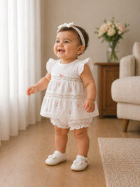 Infant Embroidered Tunic & Bloomer Set