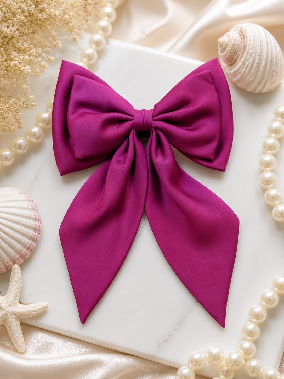 Magenta Hair Bow (Copy)