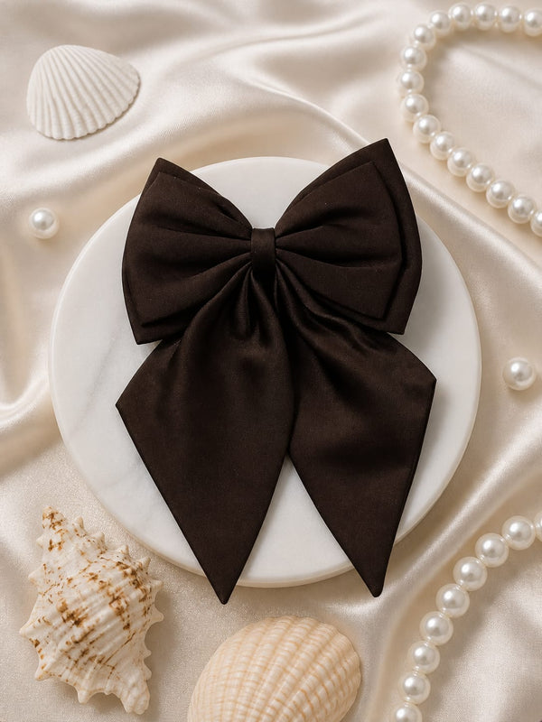 Black Hair Bow