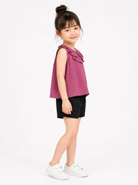 Girls Plum Color Top