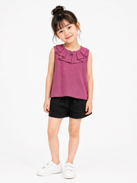 Girls Plum Color Top