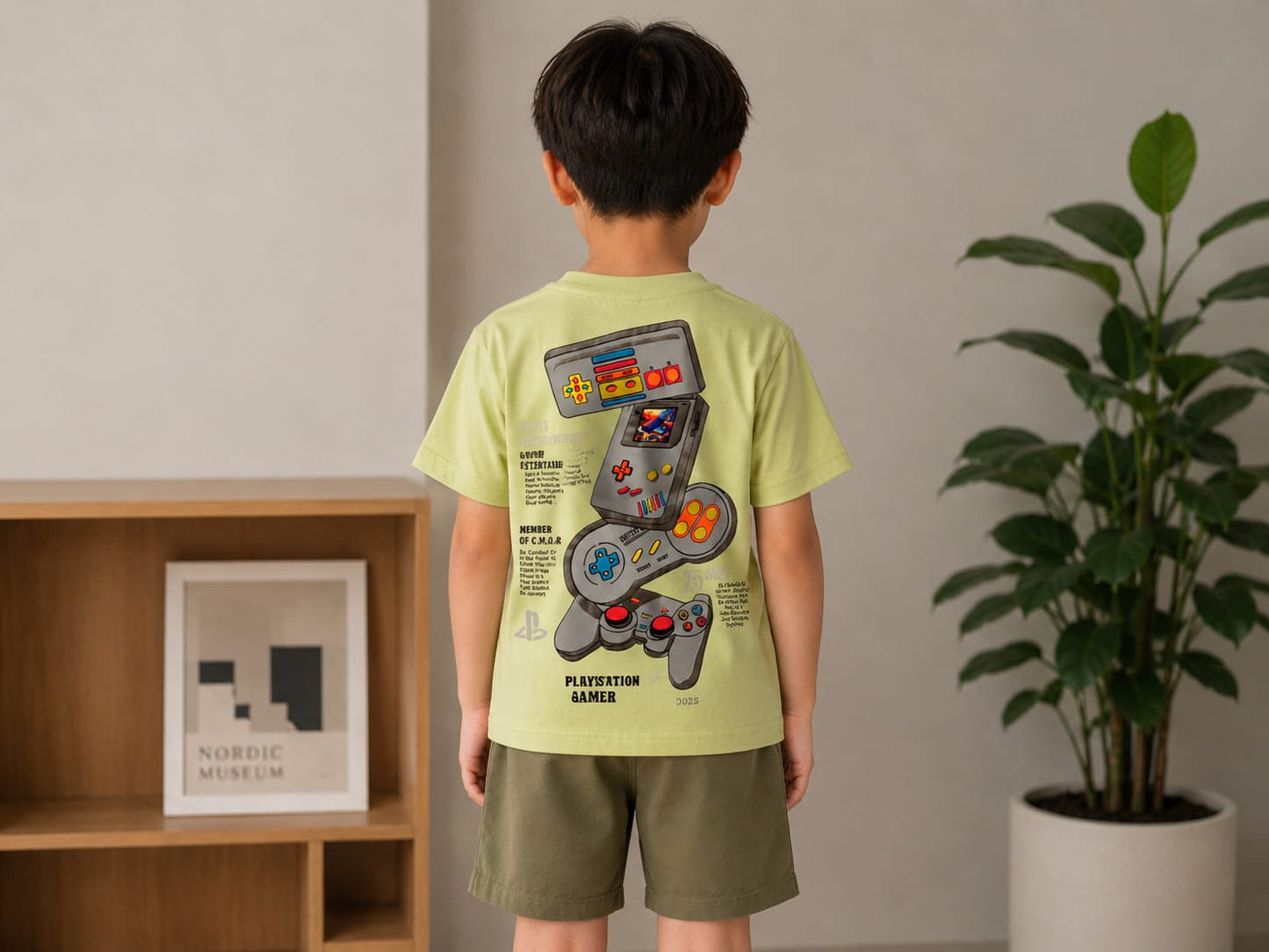 Kids’ PlayStation Inspired Graphic Tee - Mint Green