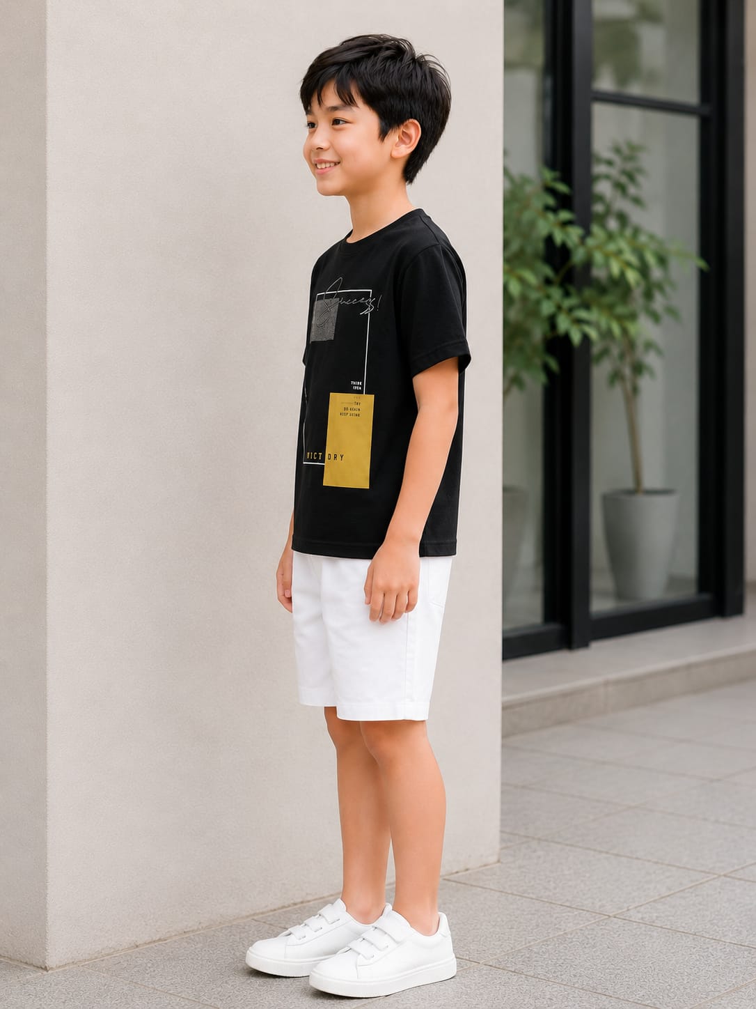 Jet Black Partywear Tshirt