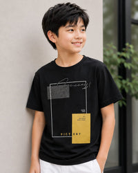 Jet Black Partywear Tshirt