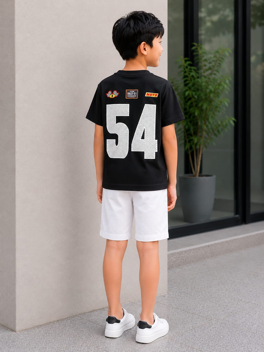 Jet Black Car Racing Tshirt