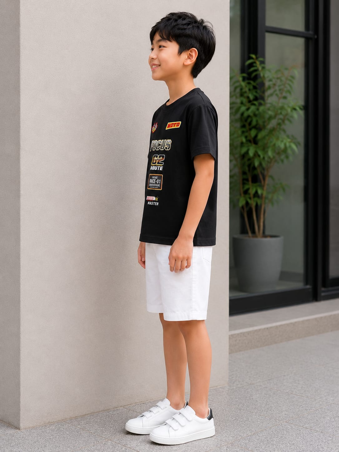 Jet Black Car Racing Tshirt