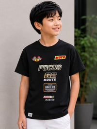 Jet Black Car Racing Tshirt