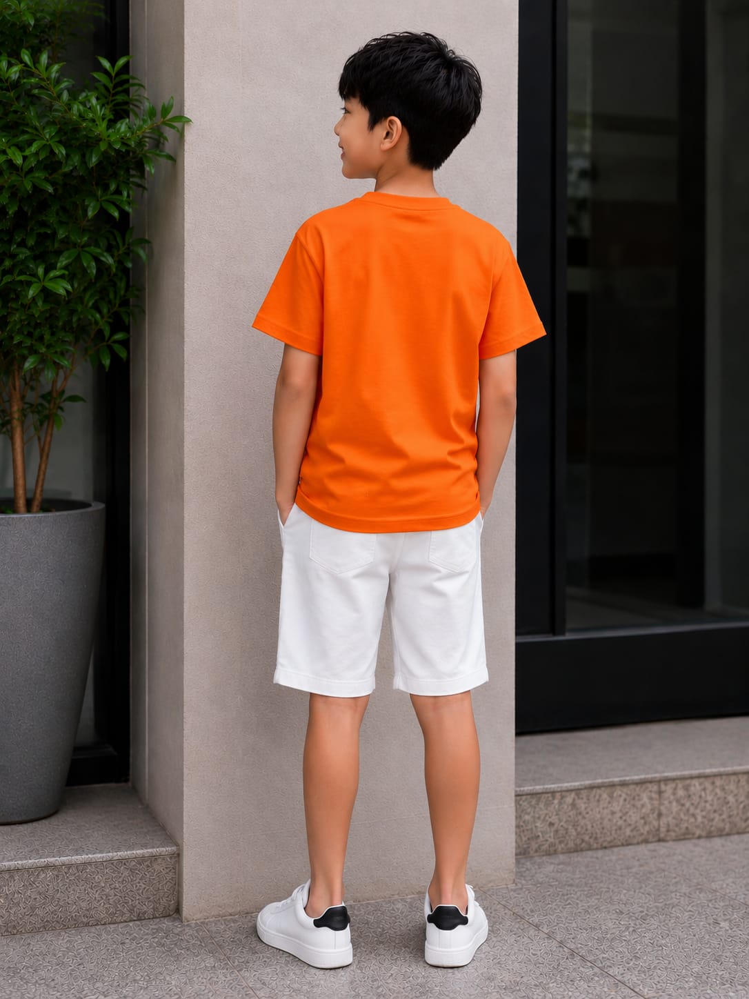 Vibrant Mandarin Orange T-shirt