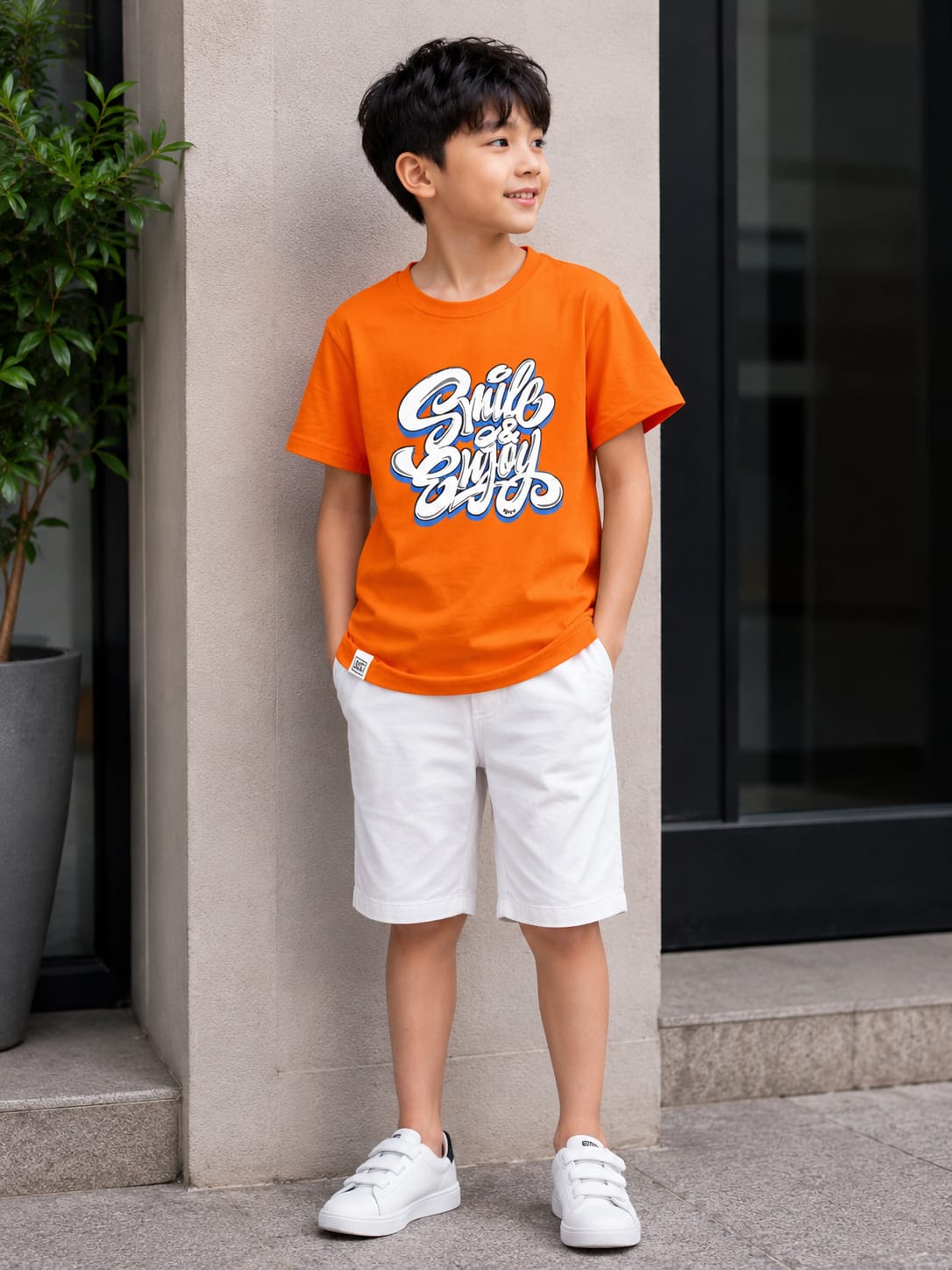 Vibrant Mandarin Orange T-shirt