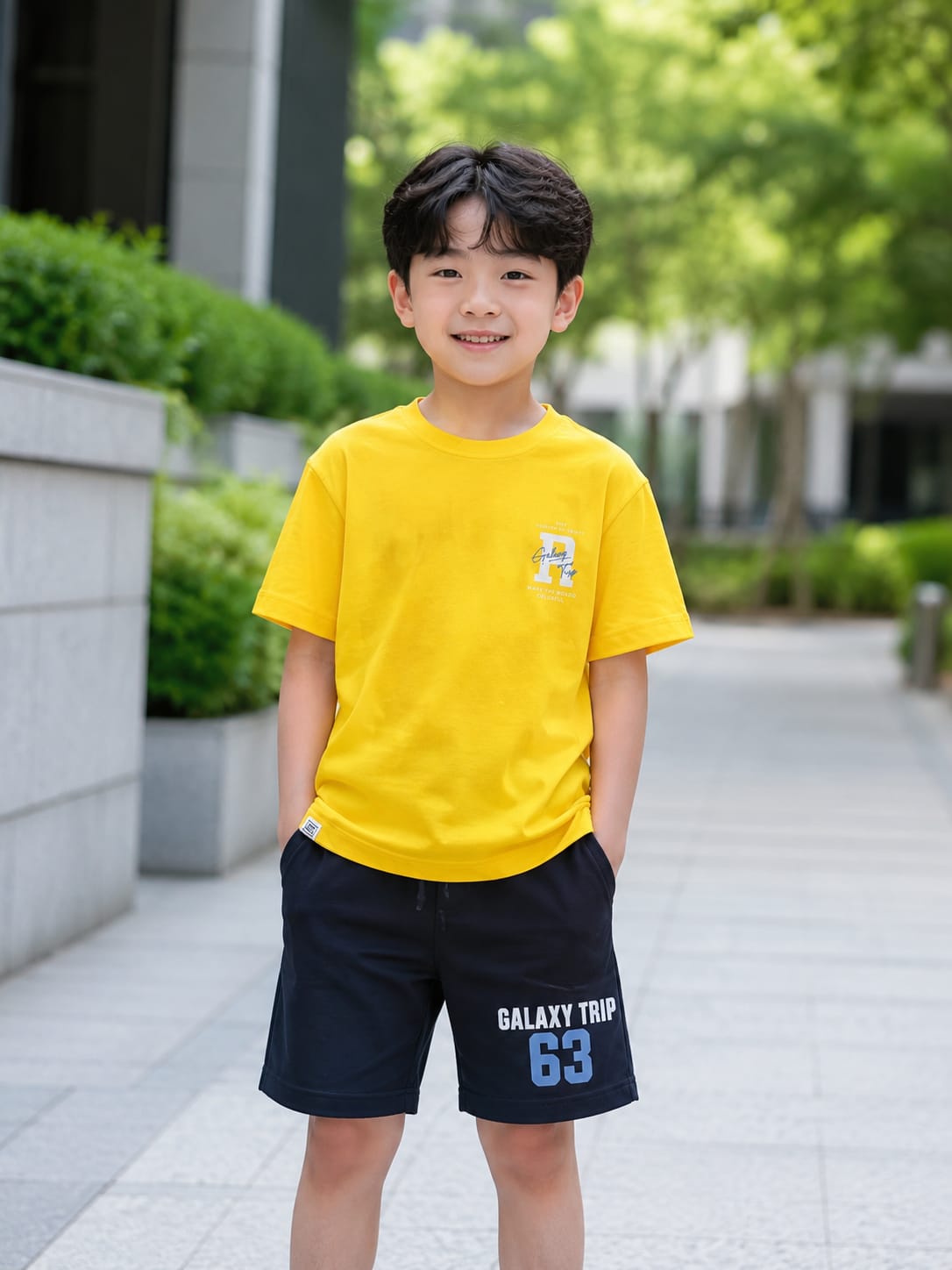 Yellow Crew Neck T-shirt