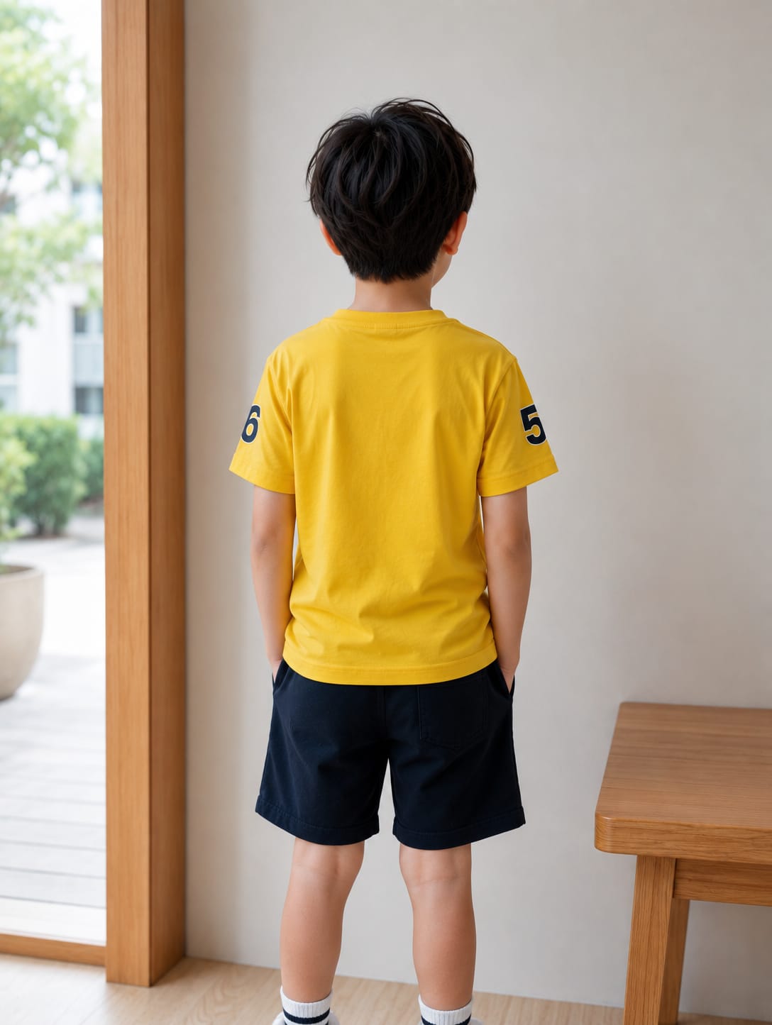Sunshine Yellow Crew Neck T-shirt