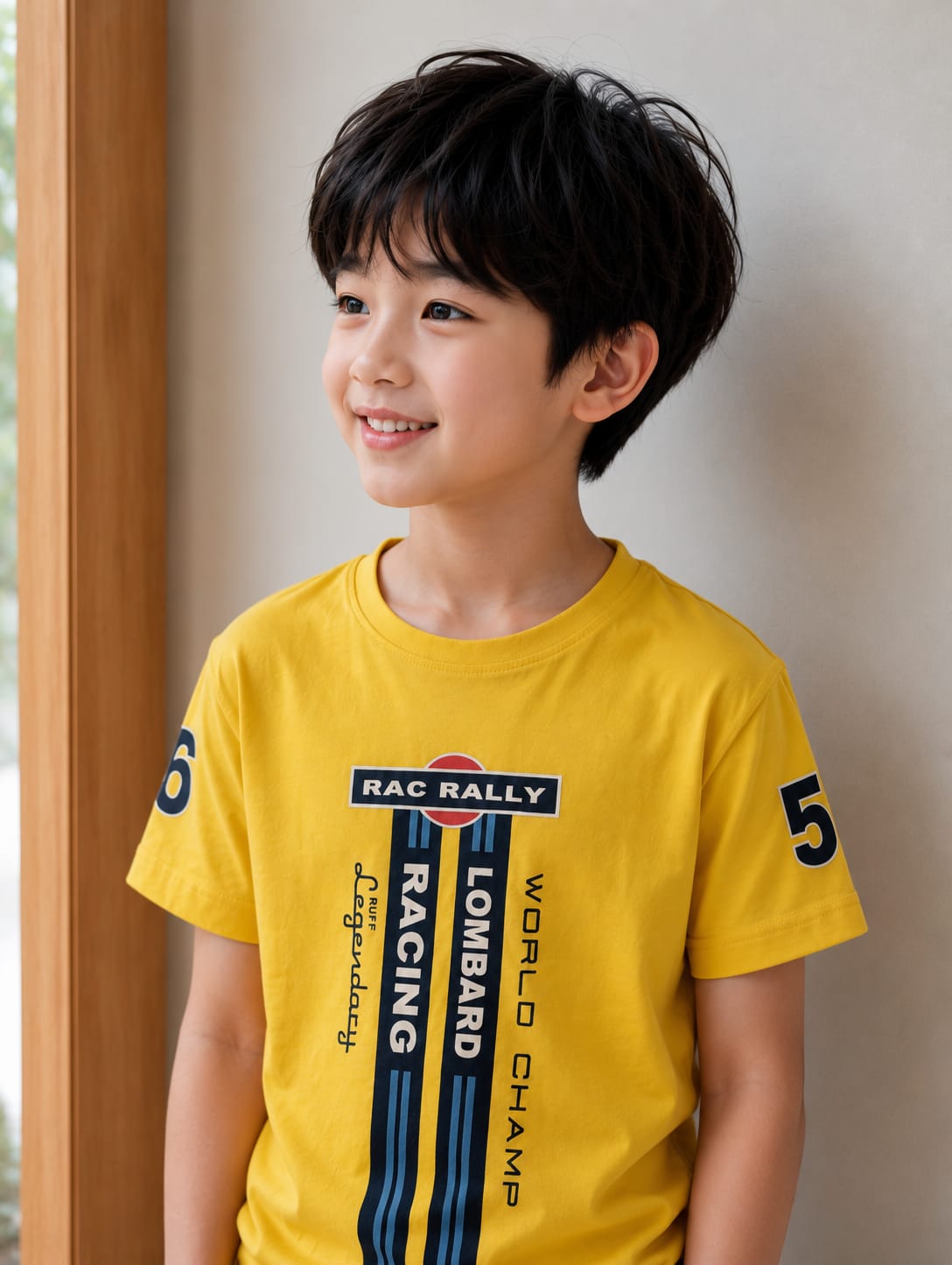 Sunshine Yellow Crew Neck T-shirt