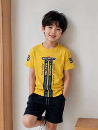 Sunshine Yellow Crew Neck T-shirt
