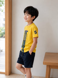 Sunshine Yellow Crew Neck T-shirt