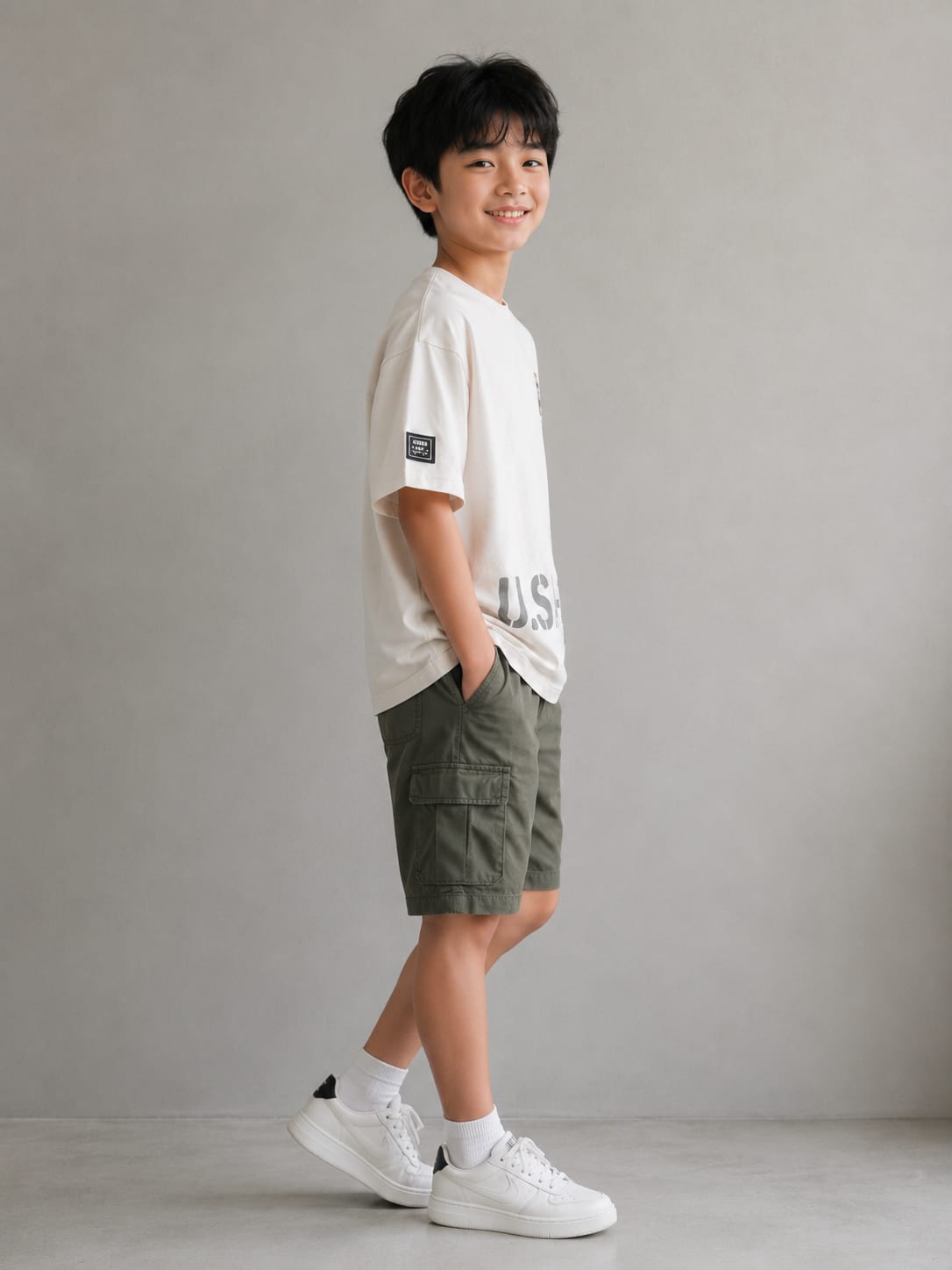 Off-White "USA-072" Oversized Tee