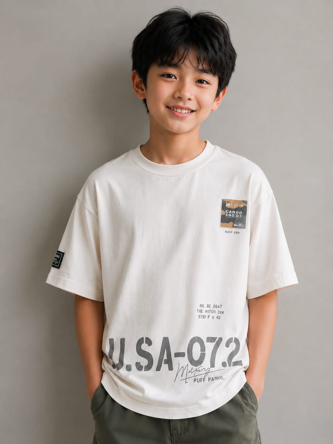 Off-White "USA-072" Oversized Tee