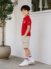 Brilliant Cherry Red Polo
