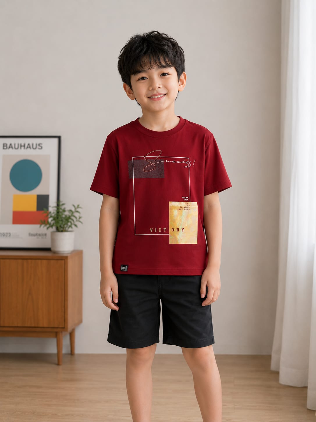 Rich Maroon Partywear Tshirt