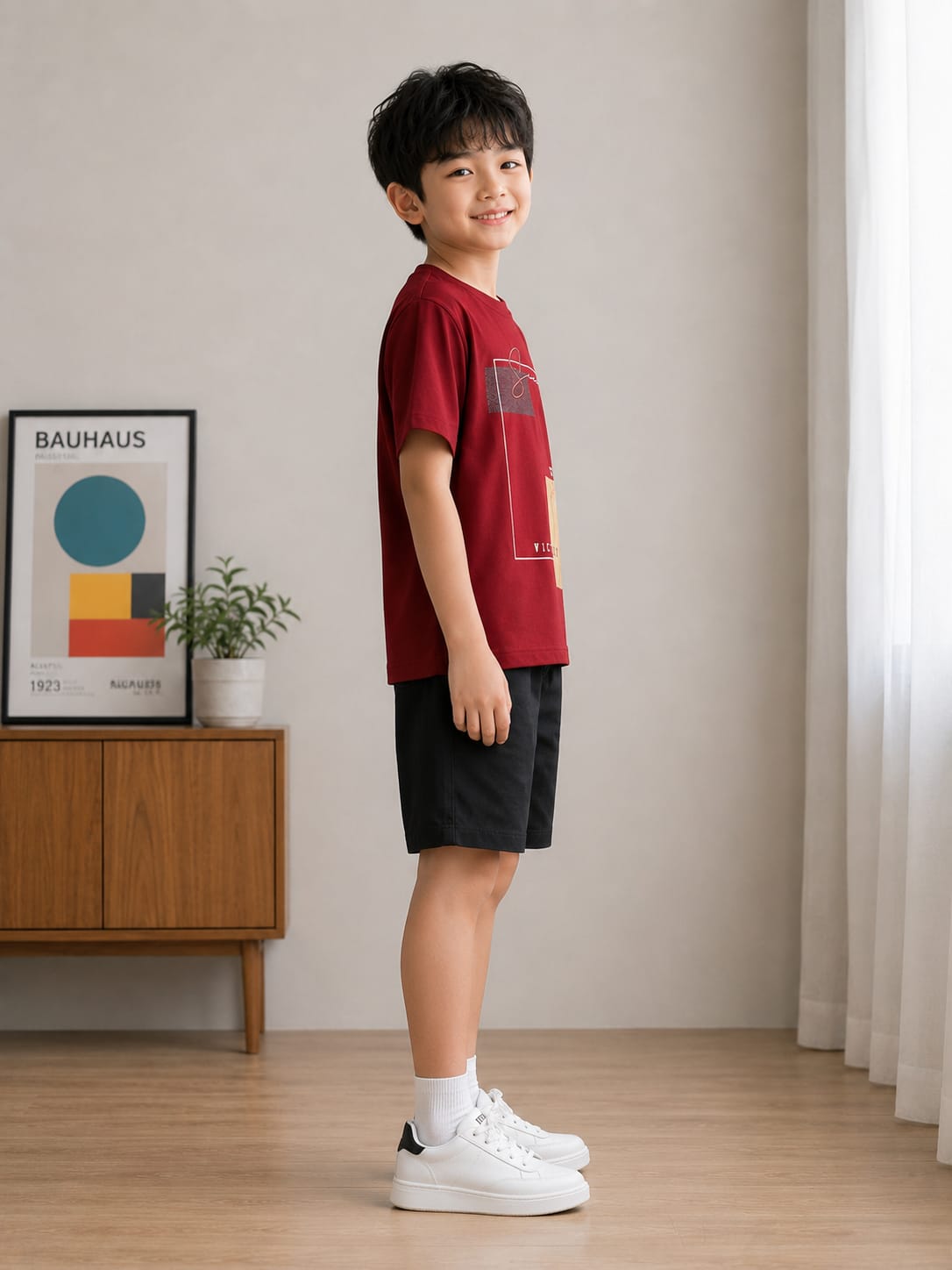 Rich Maroon Partywear Tshirt
