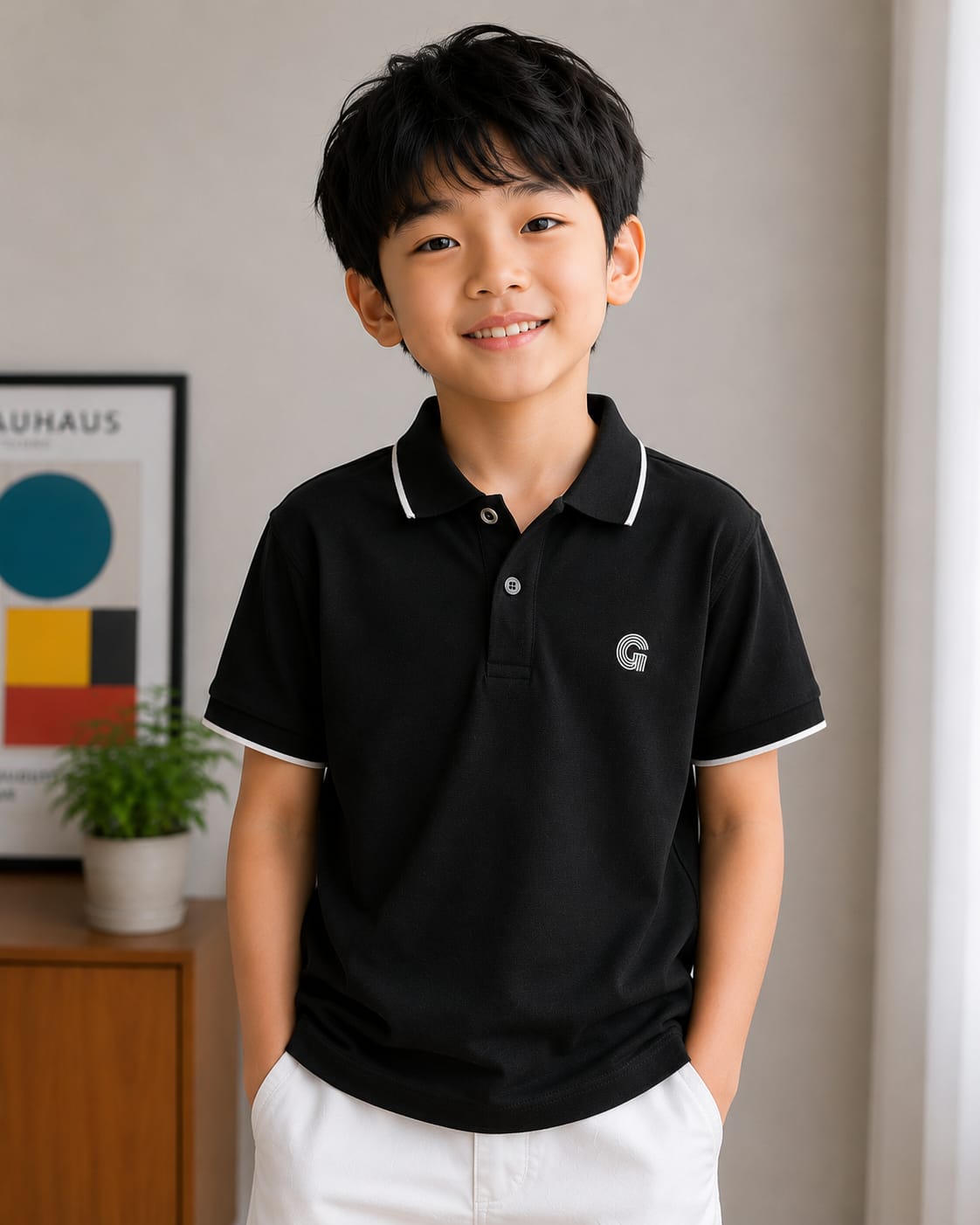 Jet Black Classic Polo