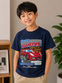 Navy Blue Graphic T-Shirt