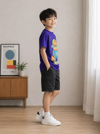The Garfield "Creative" Super Soft Tee in Royal Purple