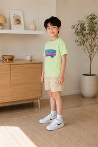 Kids’ SpongeBob "Hero Pants" Graphic Tee – Mint Green