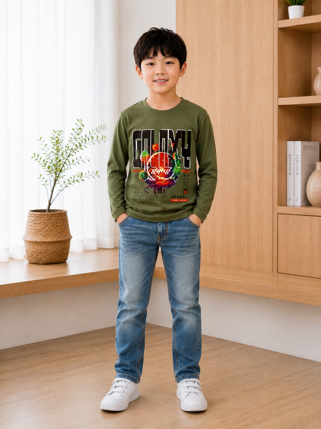 The Galaxy Trend Soft Full Sleeve T-shirt