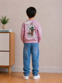 Dusty Mauve Full Sleeves T-Shirt