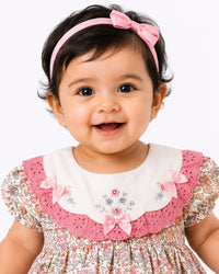 Girls Ditsy Floral Print Cotton Dress