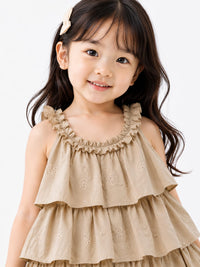 Infant he Sandcastle Tiered Eyelet Dress