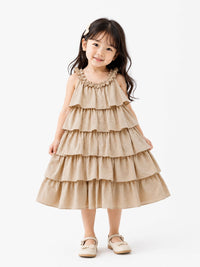 Infant he Sandcastle Tiered Eyelet Dress
