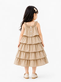 Infant he Sandcastle Tiered Eyelet Dress