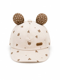 The "Smile" Bear Polka-Dot Infant Cap