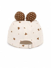 The "Smile" Bear Polka-Dot Infant Cap