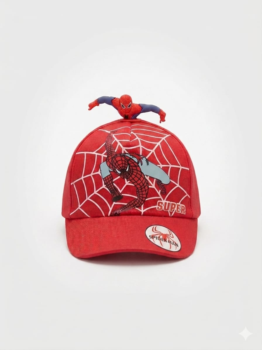 Crimson Spider-Man 3D Action Cap