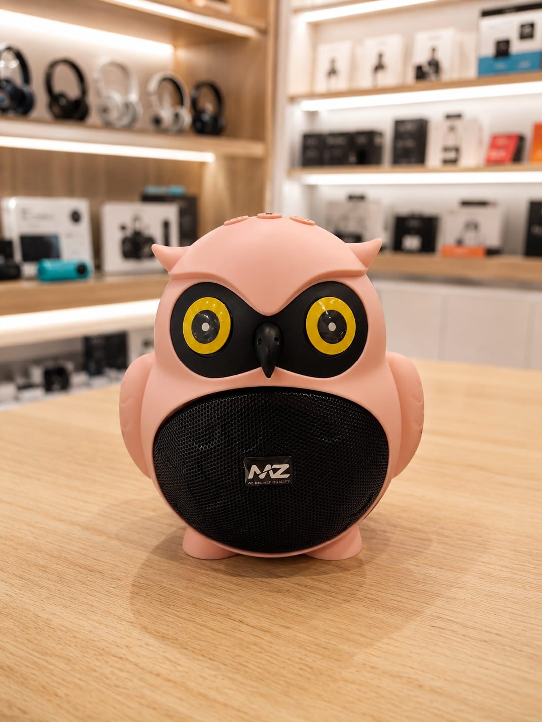 Wise & Wired Cute Owl Portable Bluetooth Speaker