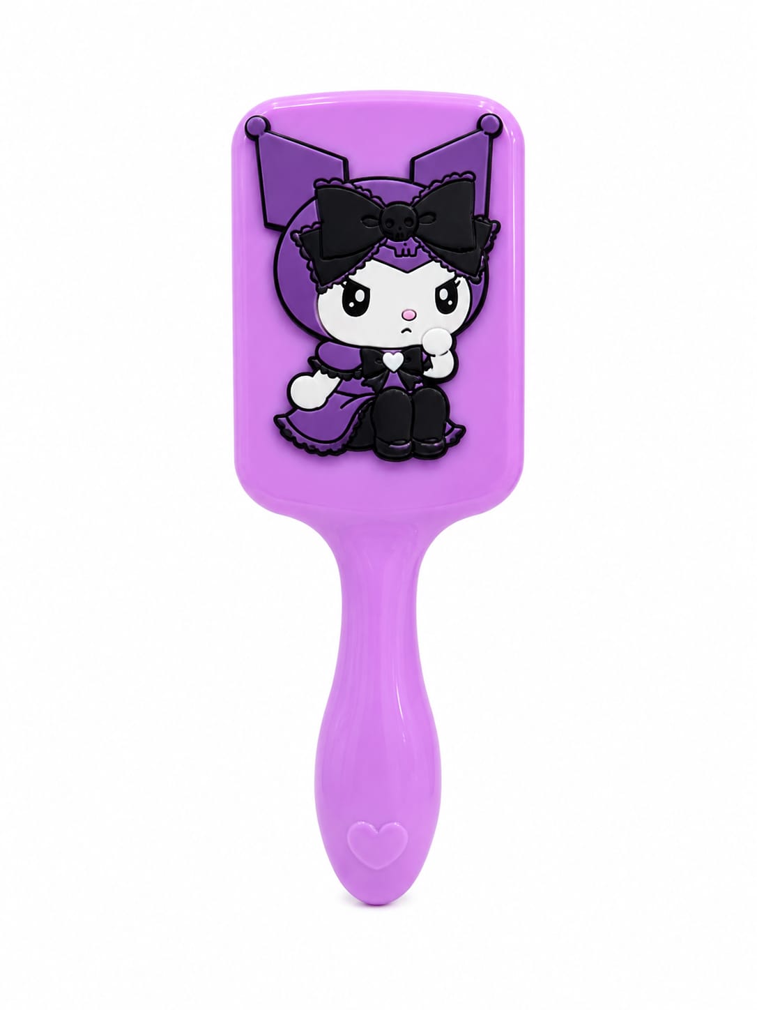 Kids' Pastel Purple Cushion Paddle Hairbrush