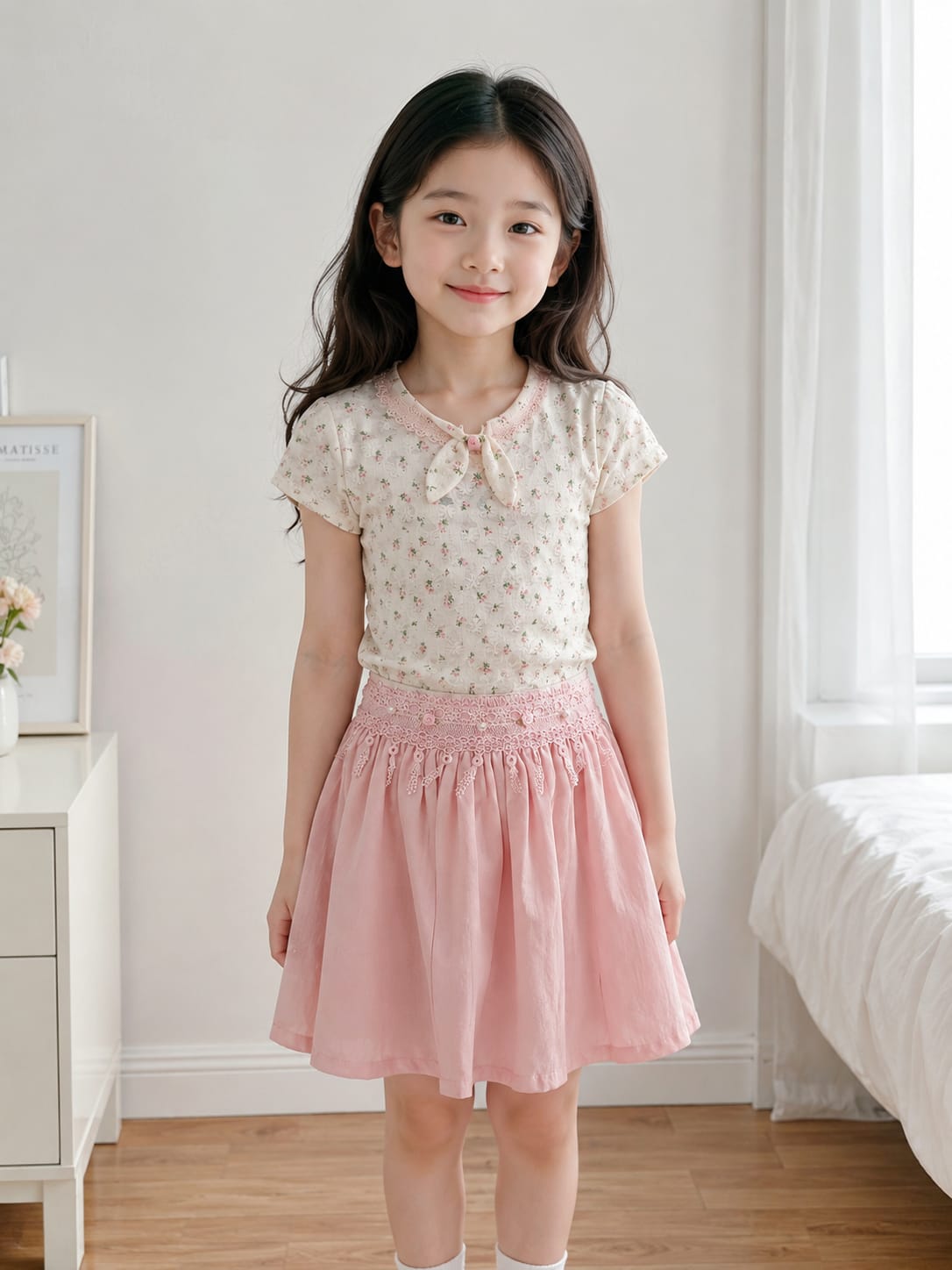 Meadow & Lace Skirt Set
