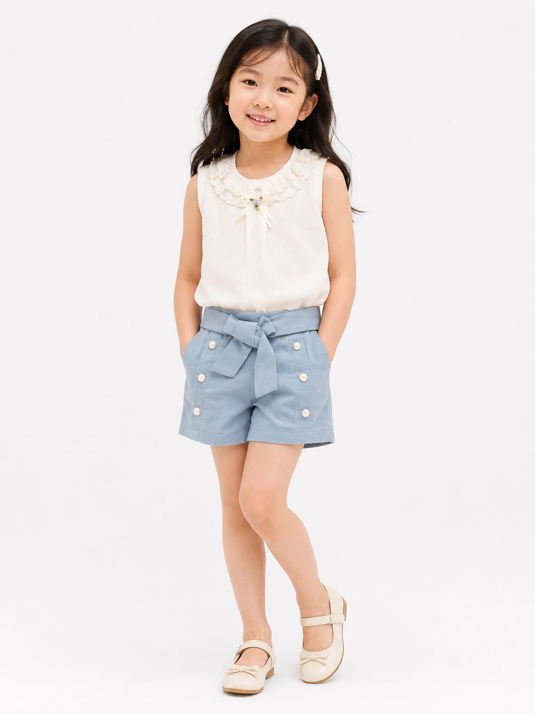 Parisian Chic Elegant Short Set