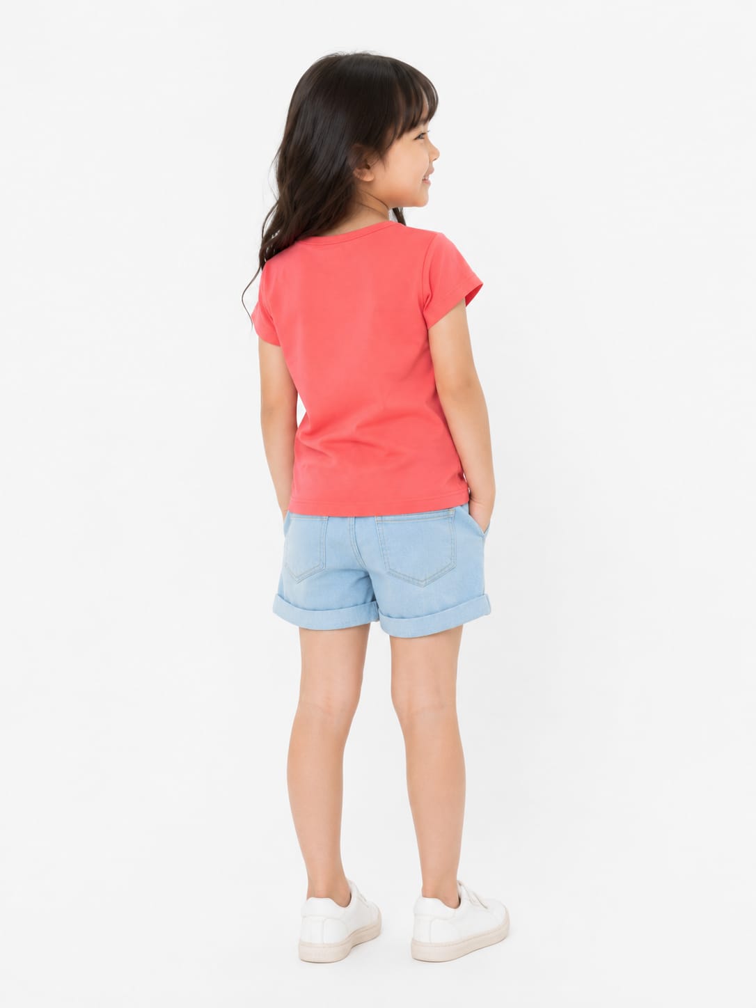 Girls' Quirky "LOVE" Bicycle Graphic Tee