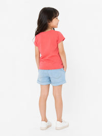 Girls' Quirky "LOVE" Bicycle Graphic Tee