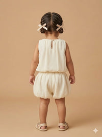 Toddler Girls' Georgette Bow & Bloomer Set