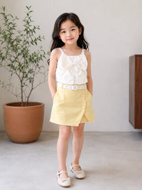 Statement Bow Cami Top & Asymmetrical Skort Set