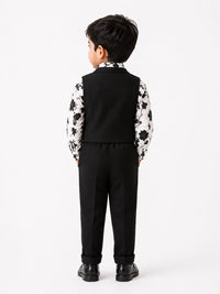 Charming Boys' 4-Piece Tuxedo Party Suit