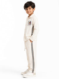 Boys' Luxury Ribbed Loungewear Co-Ord Set